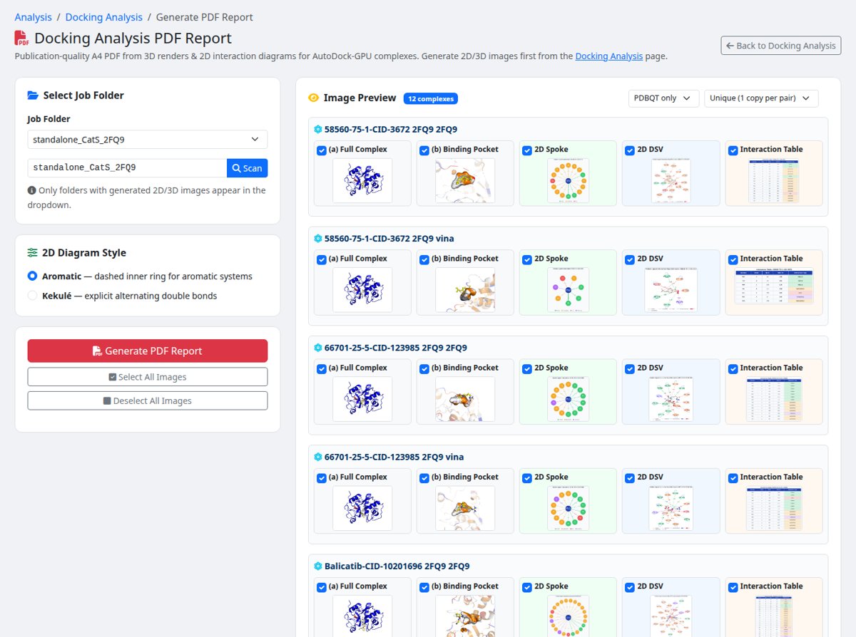 Docking PDF report builder